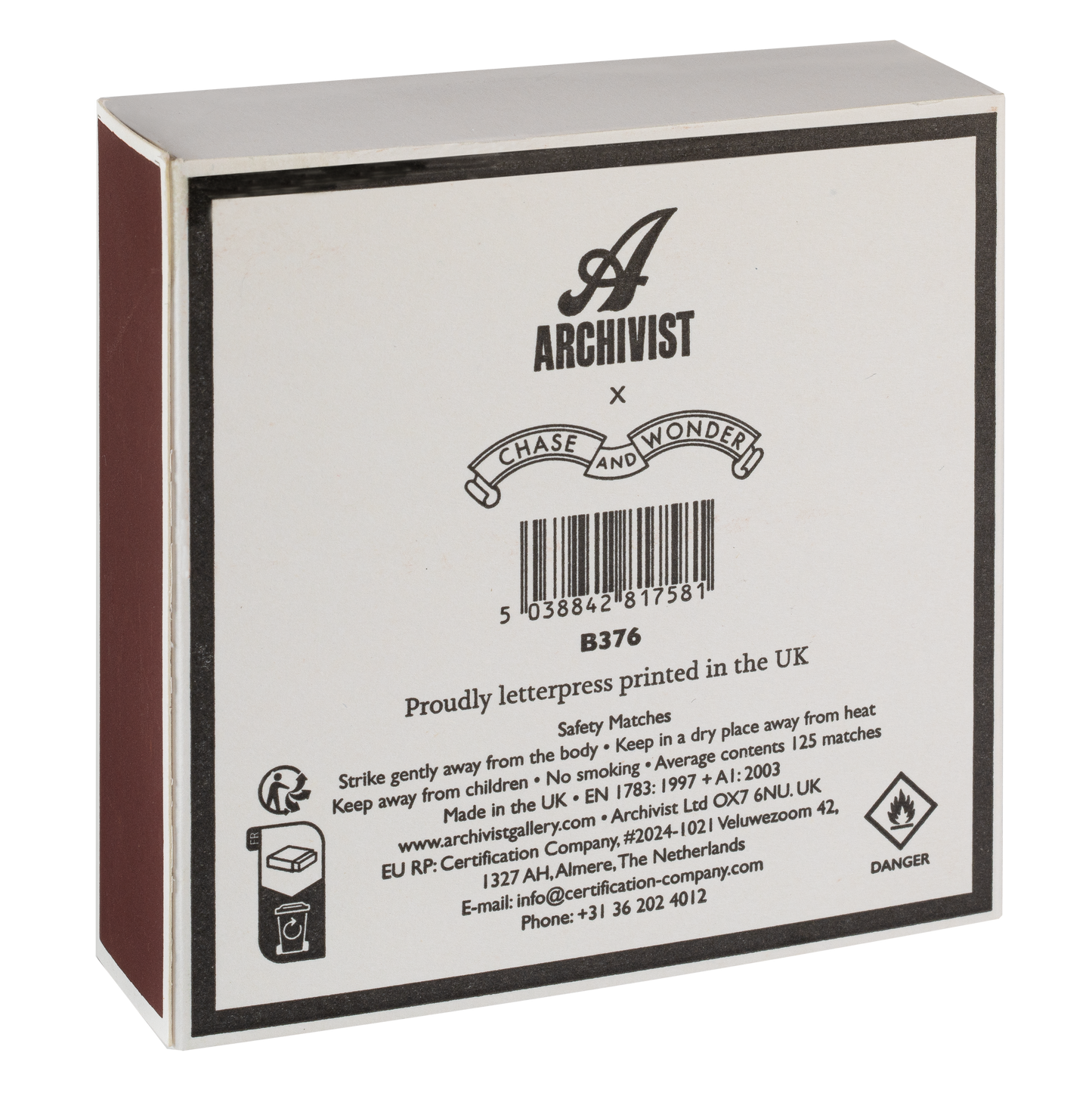 Land of Nod Matches | Square Matchboxes