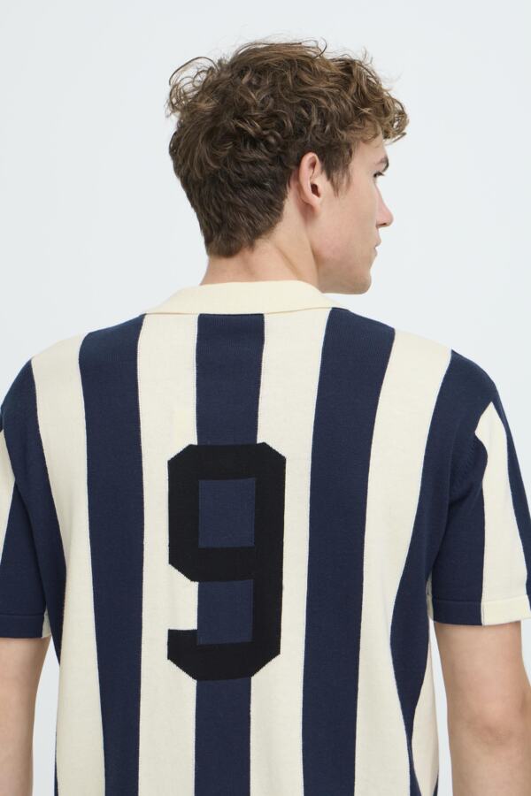 Casual Friday Football Knit Polo