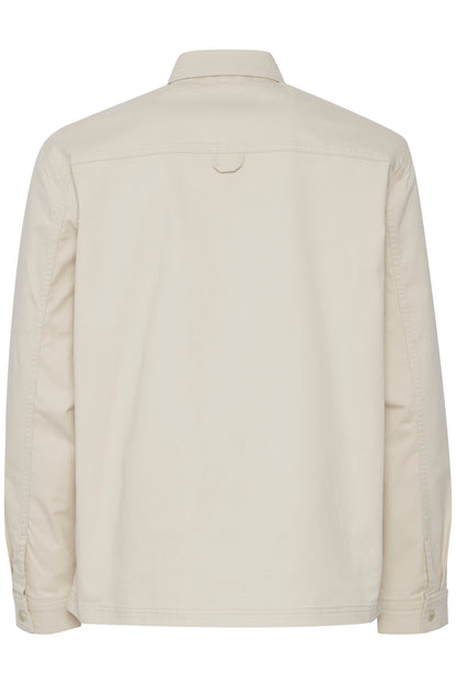 Cotton Overshirt - Oyster Grey