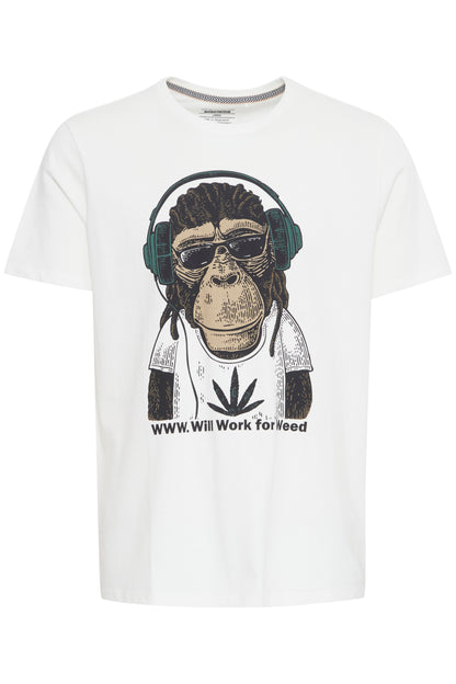 Monkey Embroidered T-Shirt