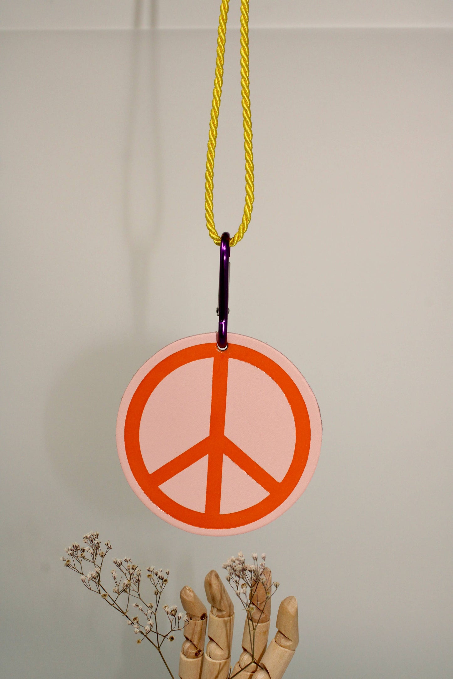 Slogan Peace Bag Tags
