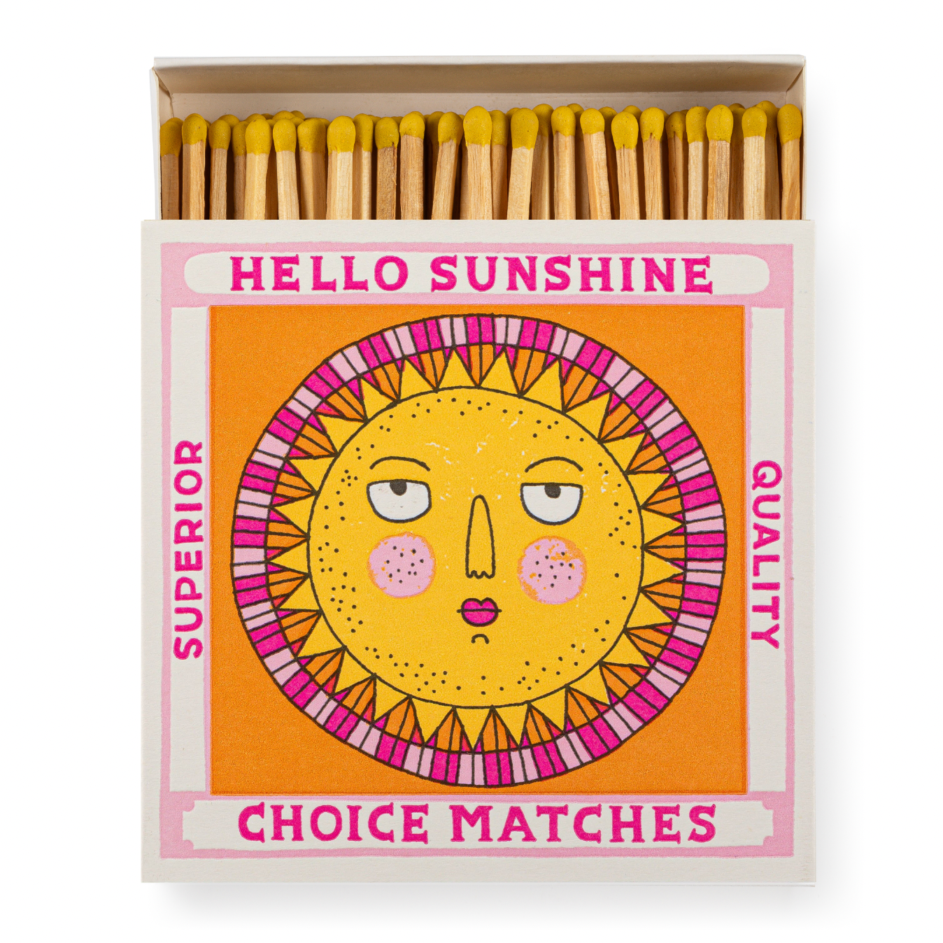 Hello Sunshine | Square Matchboxes