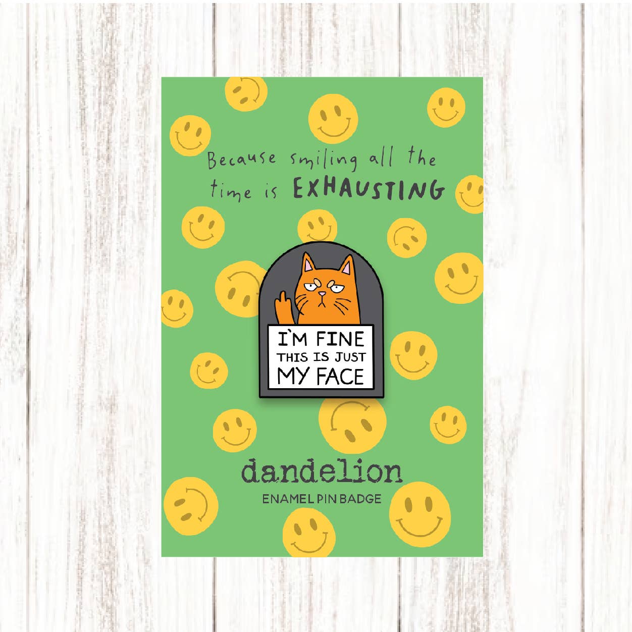 Just my face - Pin Badge