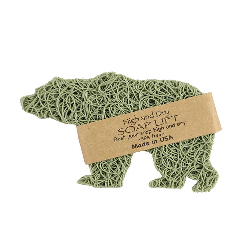 Bear Soap Lift Soap Saver - Sage
