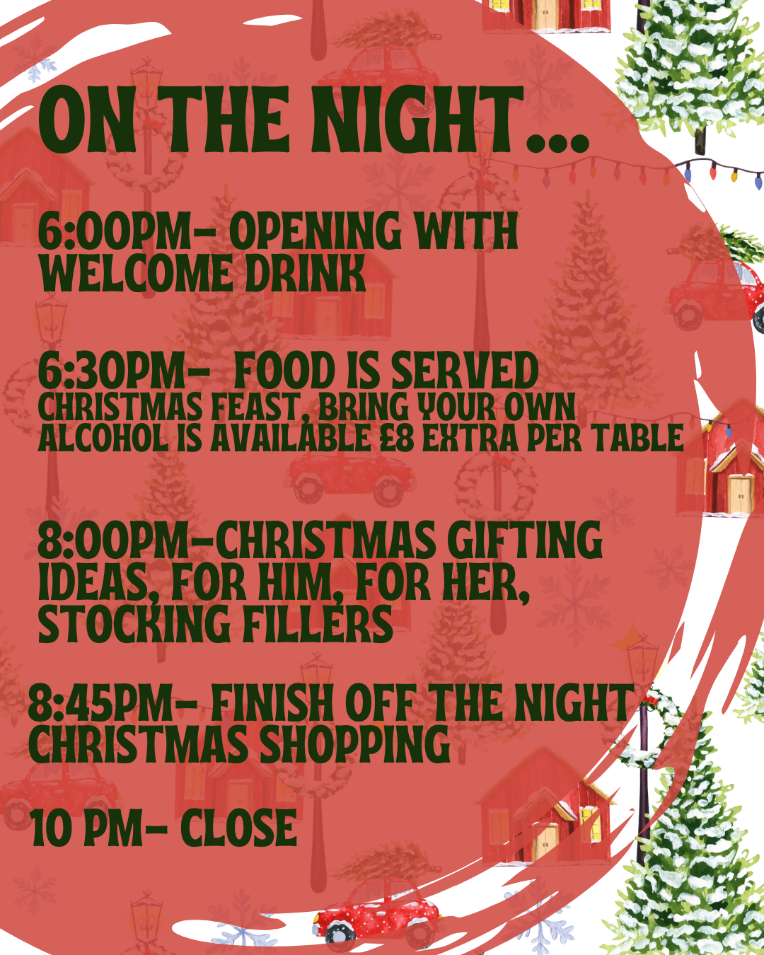 FESTIVE FOOD & CHRISTMAS SHOPPING- 20TH NOVEMBERb