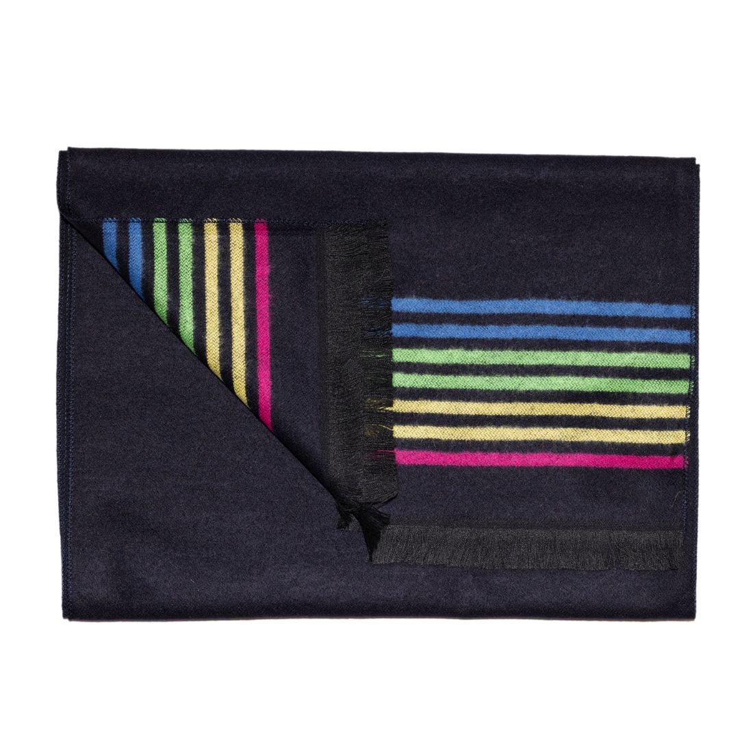 Swole Panda - Black Fine Stripe Bamboo Scarf