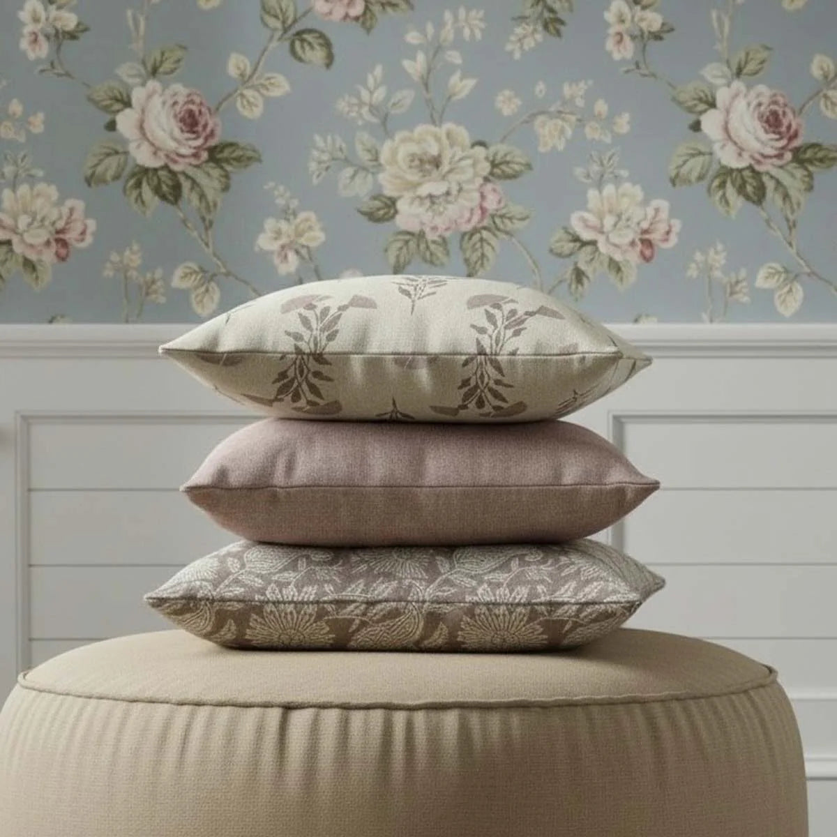 Daisy Multi Brown Cushion