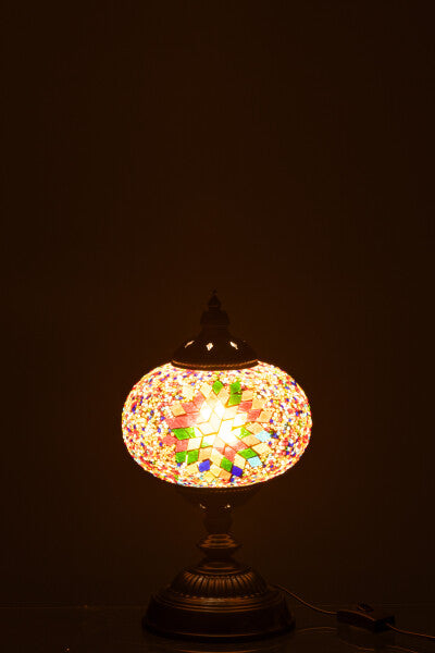 Mosaic Glass Table Lamp