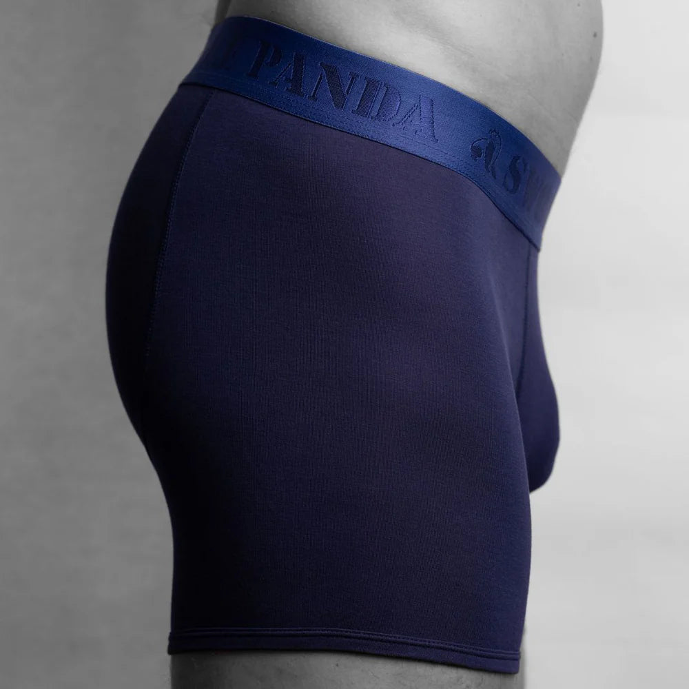Swole Panda - Navy Bamboo Boxers