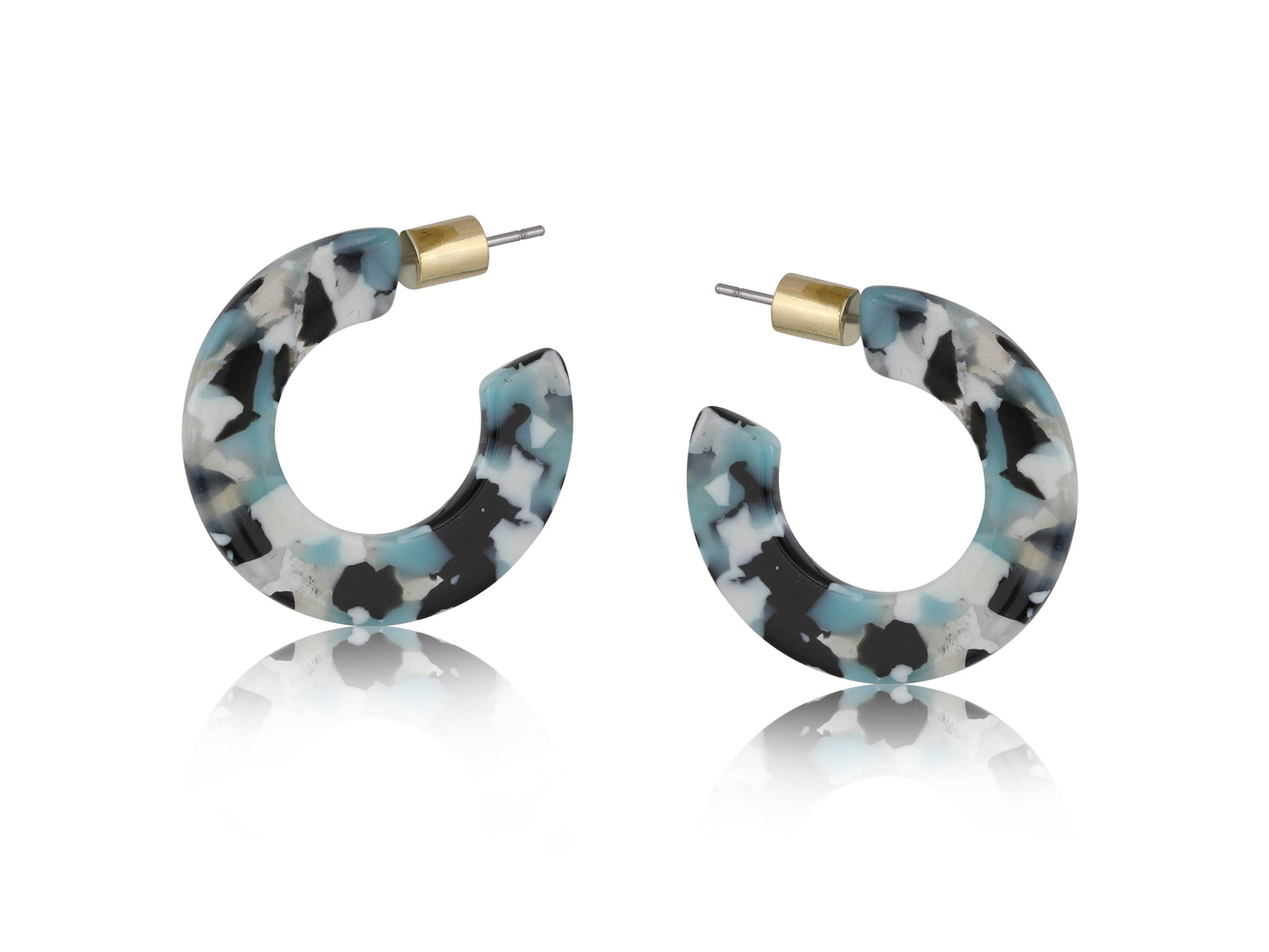 Erica Oval Hoop Earrings
