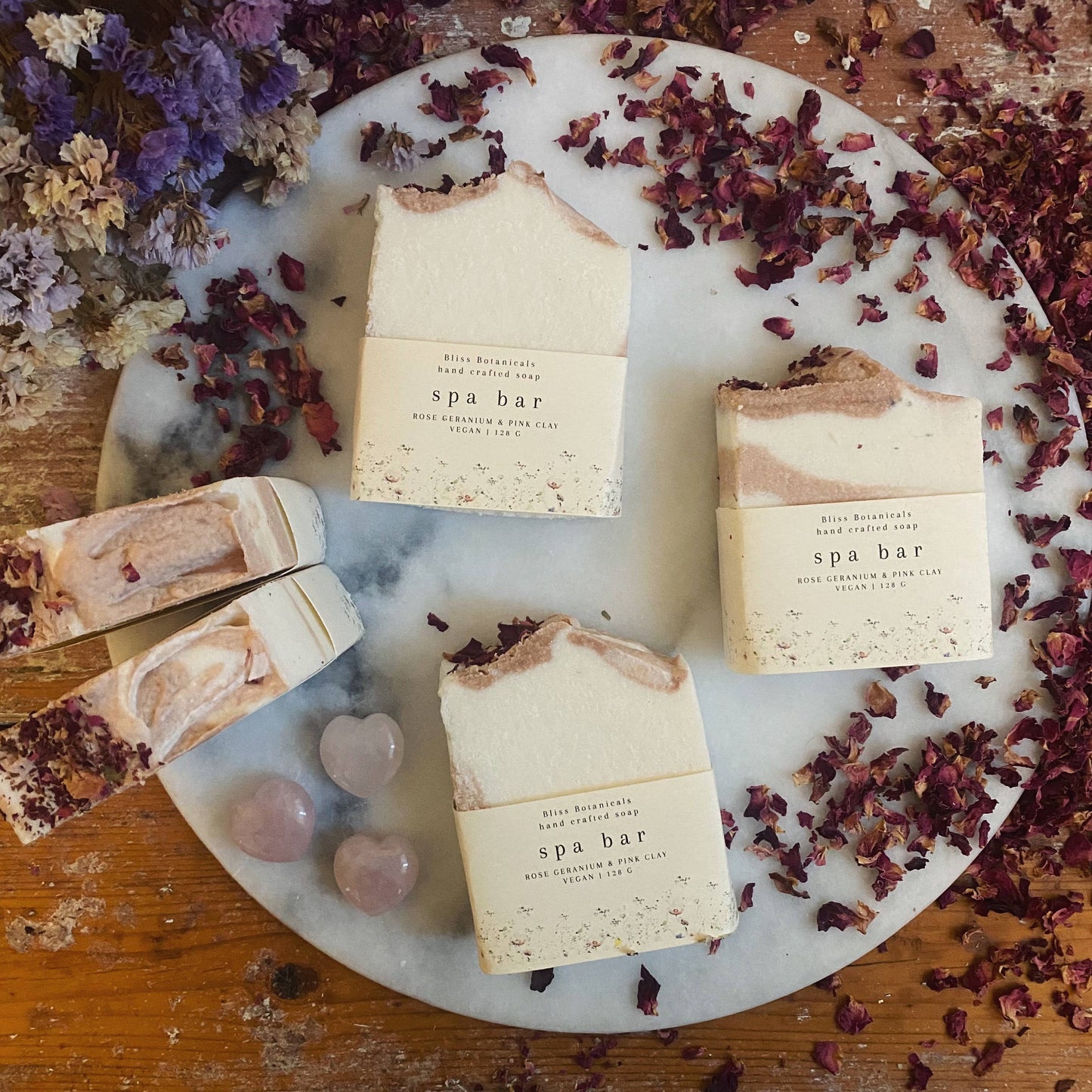 Rose Geranium Salt Spa Bar