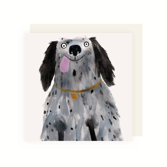 Happy Spaniel Dog Card