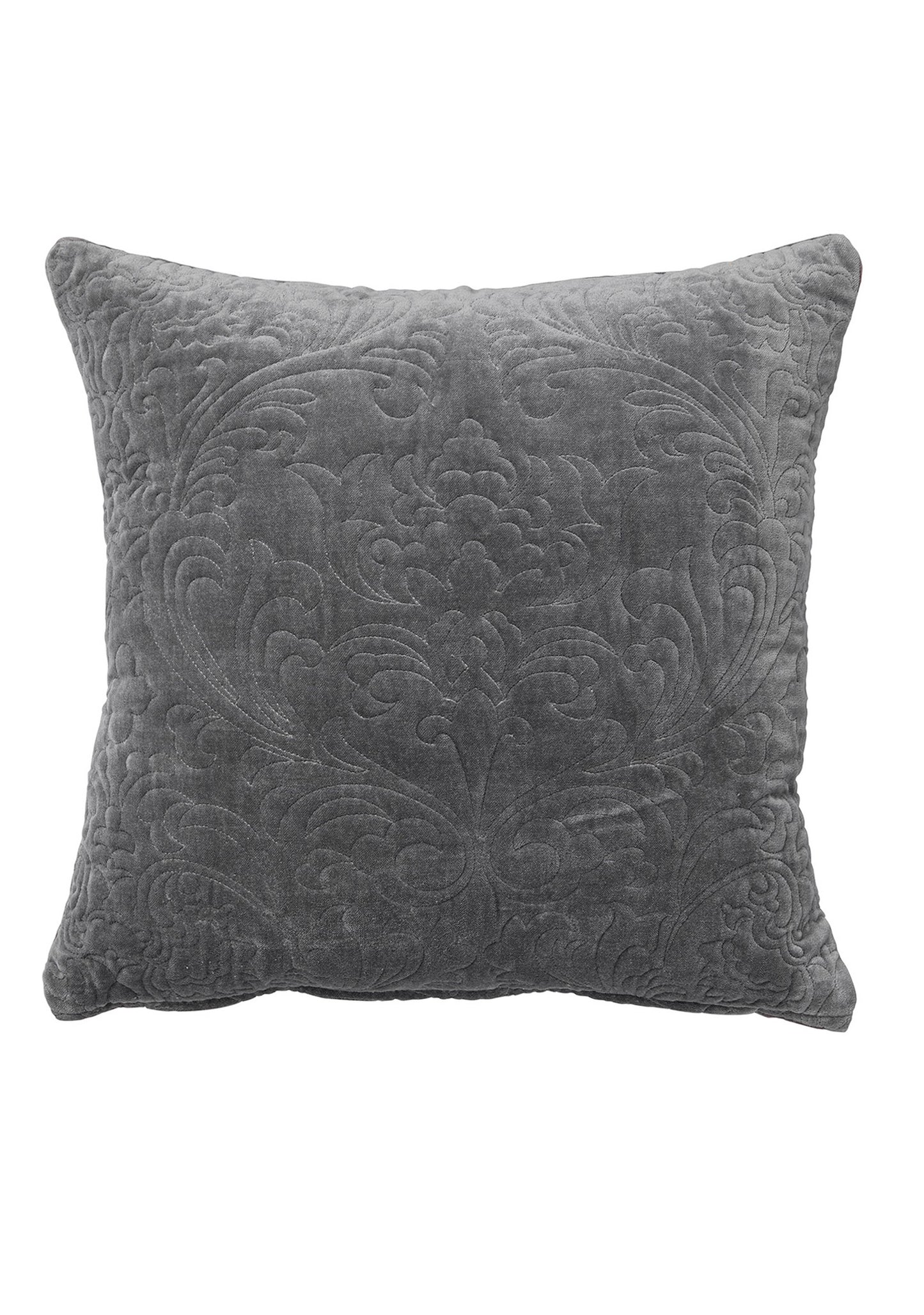 Reversible Quilted Velvet Cushion