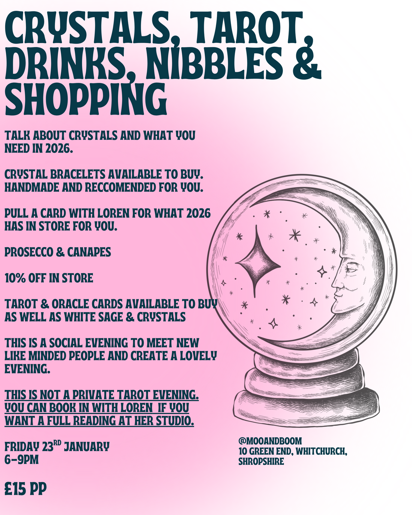CRYSTAL & TAROT EVENING