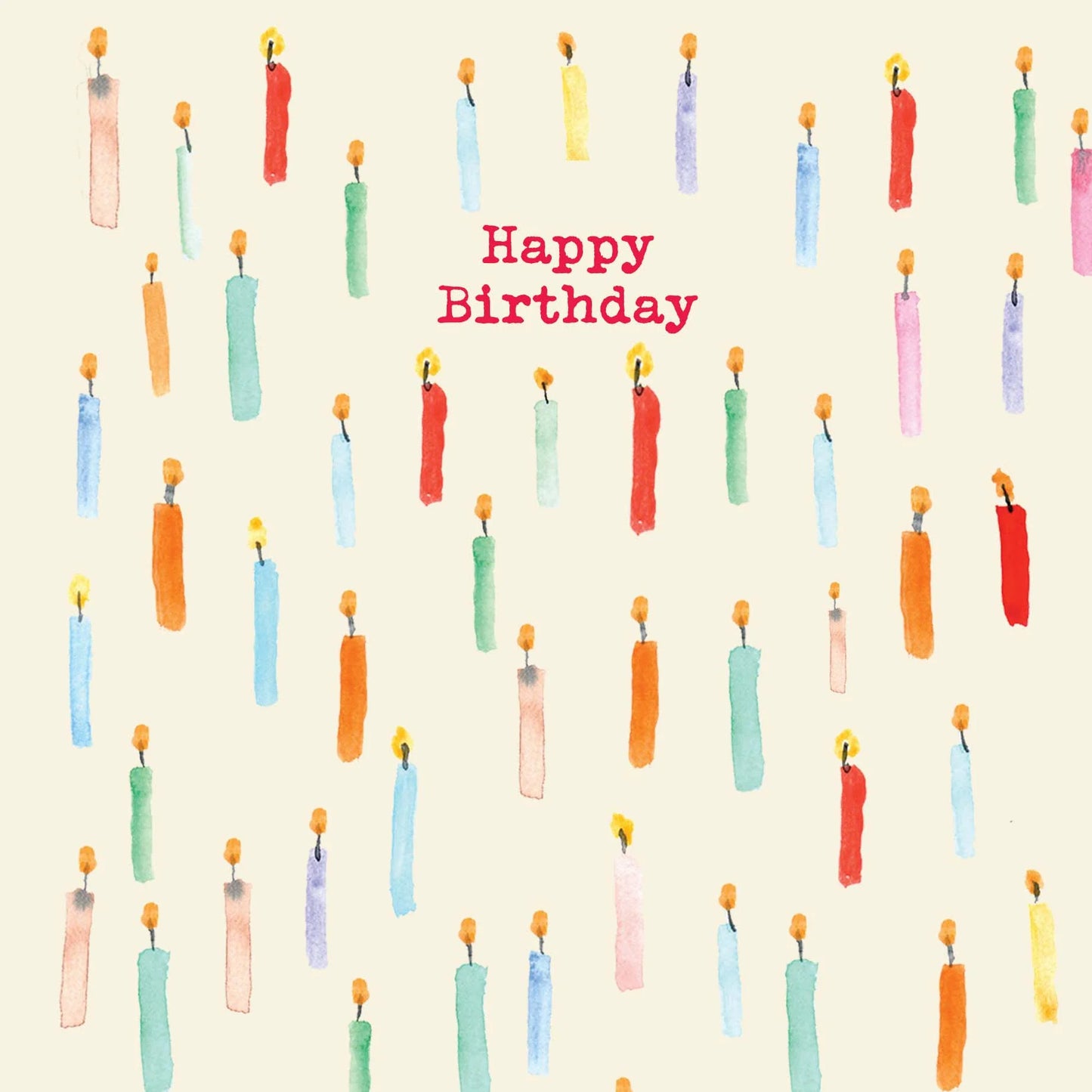 Happy Birthday "Candles" Card
