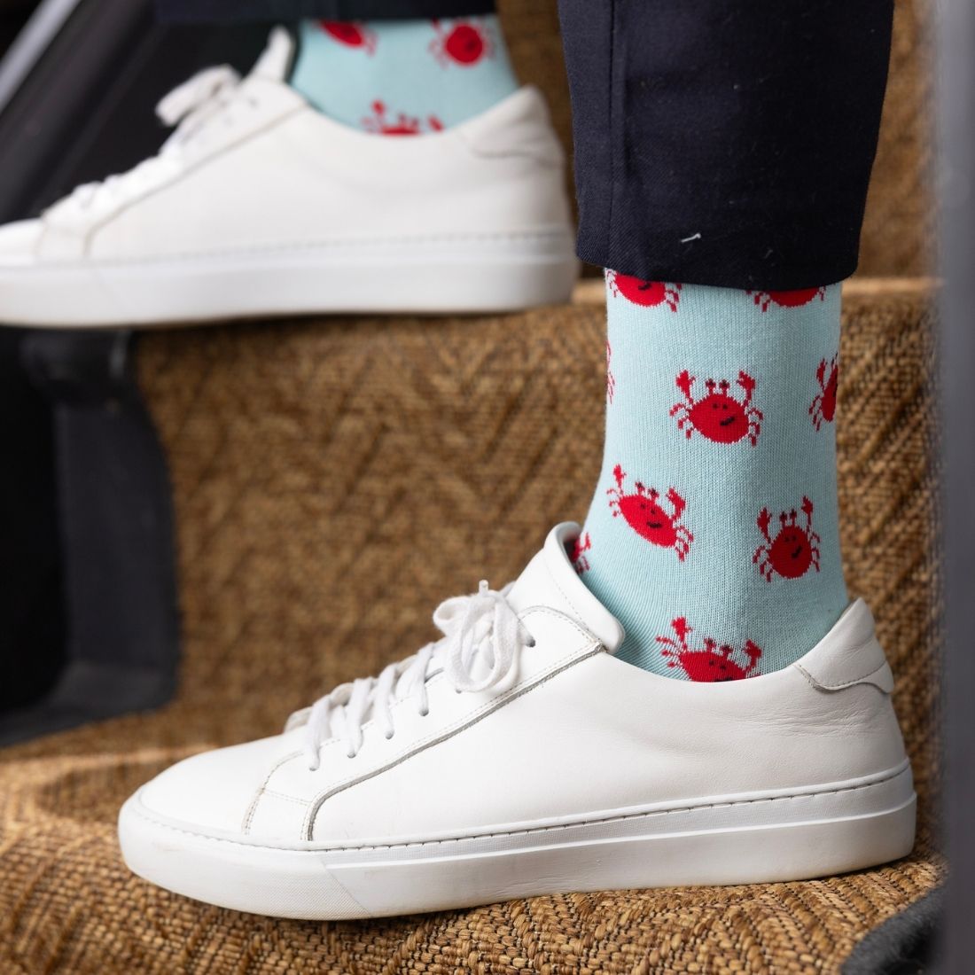 Swole Panda -Crab Bamboo Socks