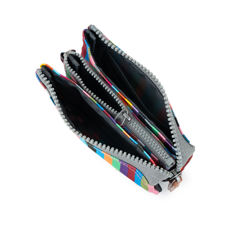 Roka Carnaby Multi Stripe Wallet - Small