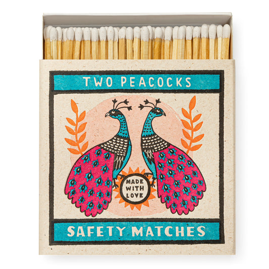 Archivist 'two peacocks' Decorative Matches