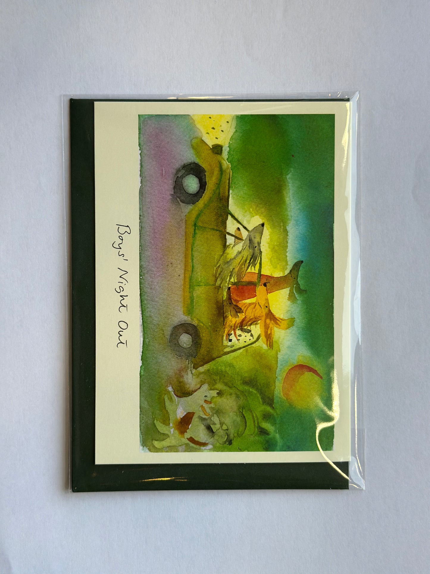 Boys Night Out Greeting Card