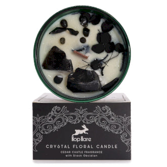 Crystal Magic Flower Candle - The Knight Of Swords - you are brave