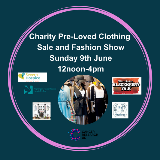 Charity Pre Loved Clothing Sale and Fashion Show Sunday 9th June