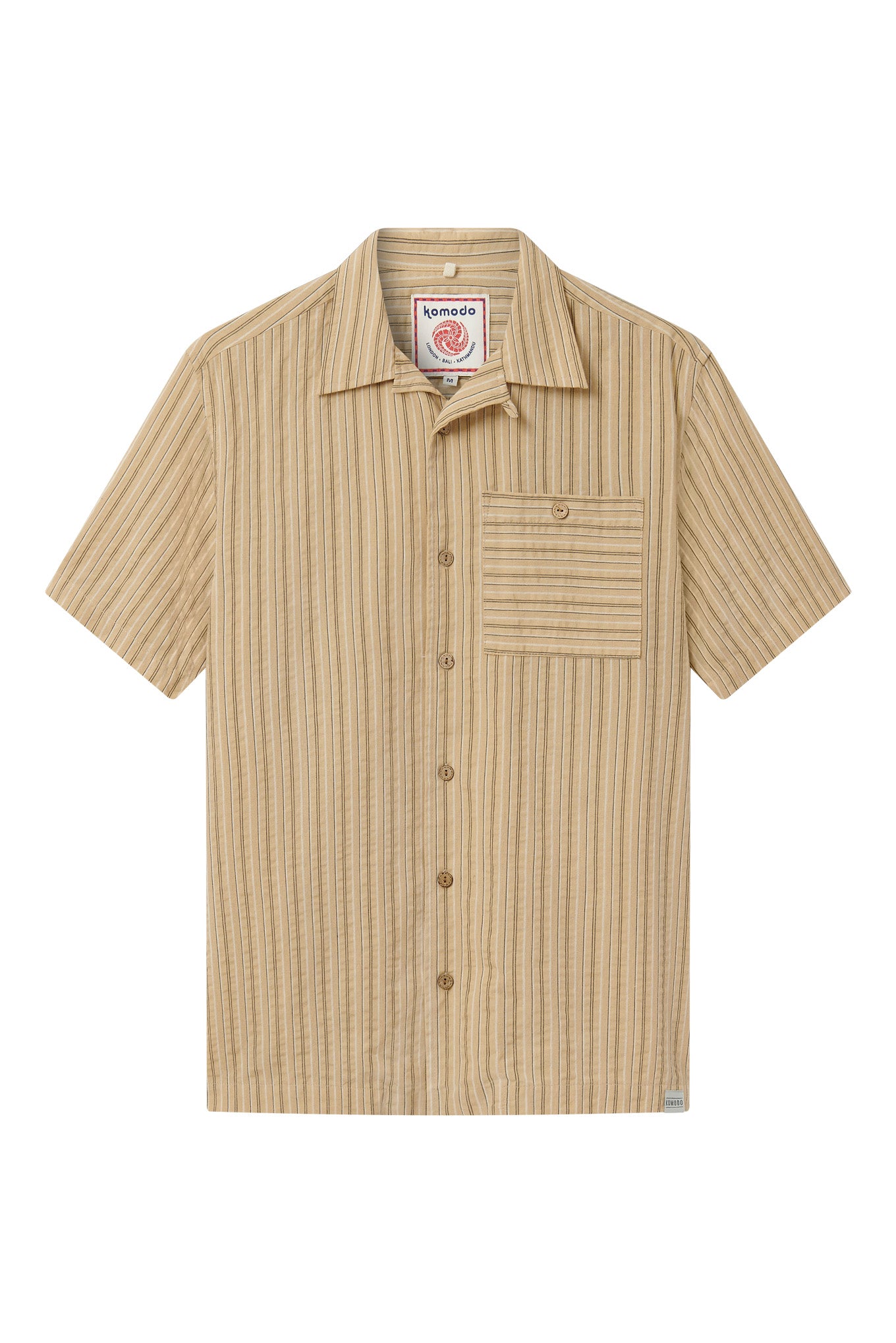 Spindrift Shirt By Komodo - Oat Stripe