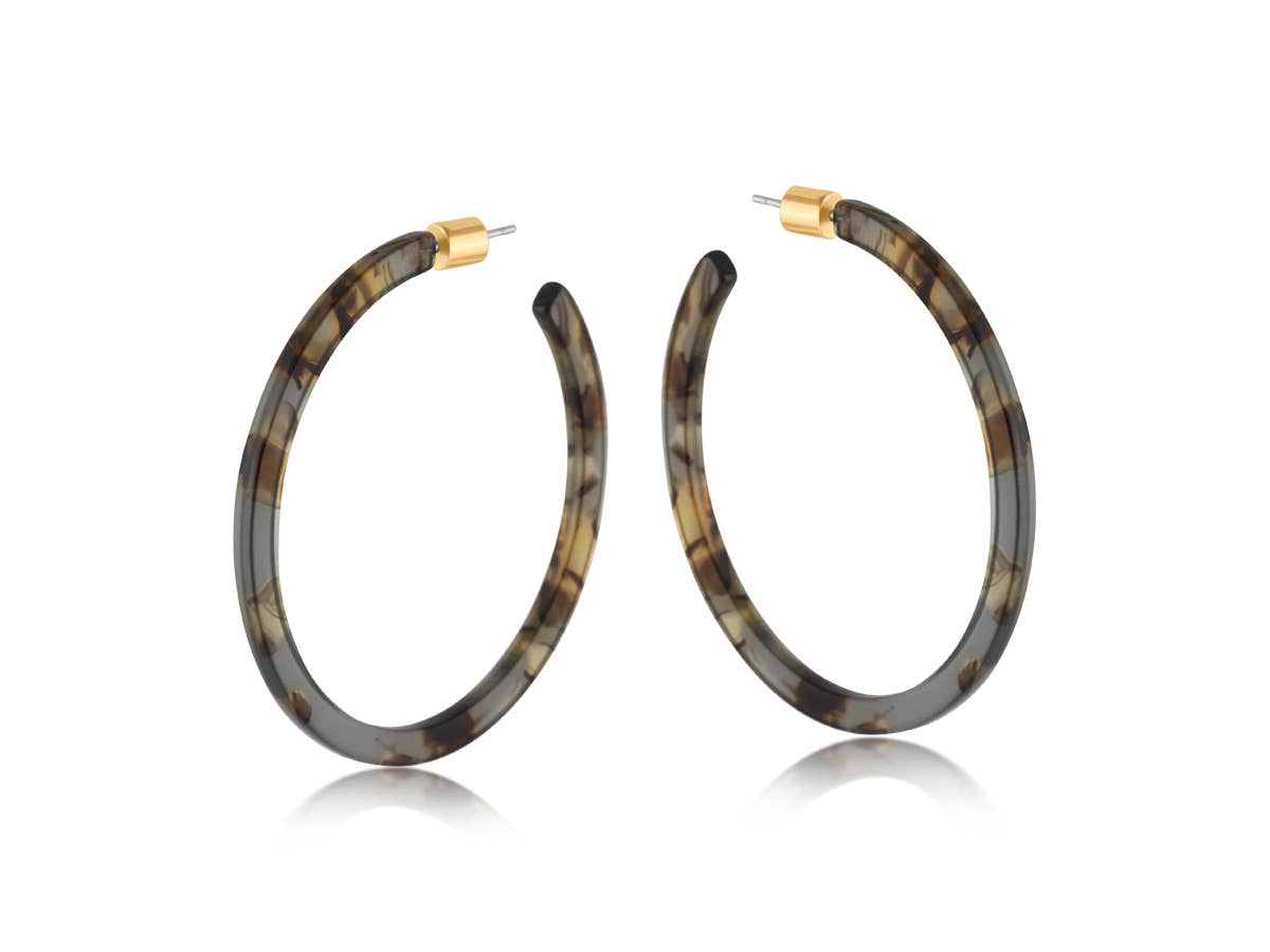 ILONA RESIN SKINNY EARRINGS