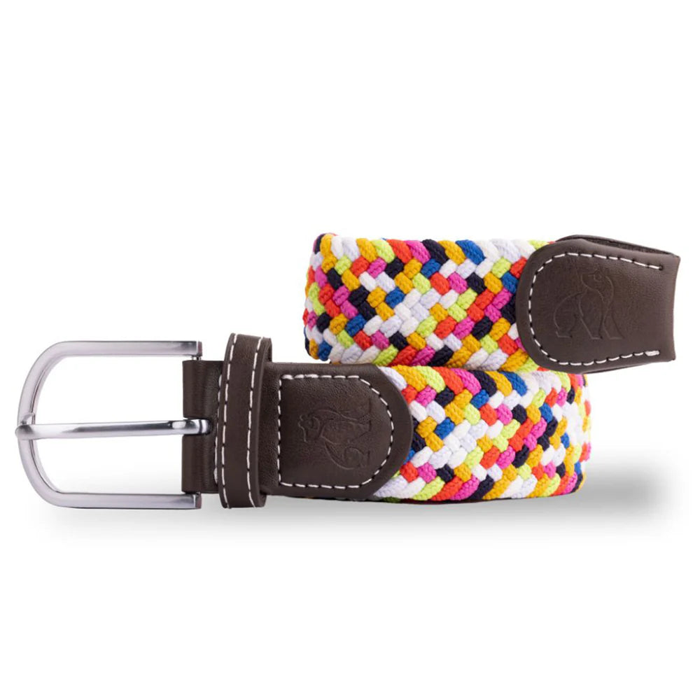 Swole Panda - Versicolour Zigzag Woven Belt
