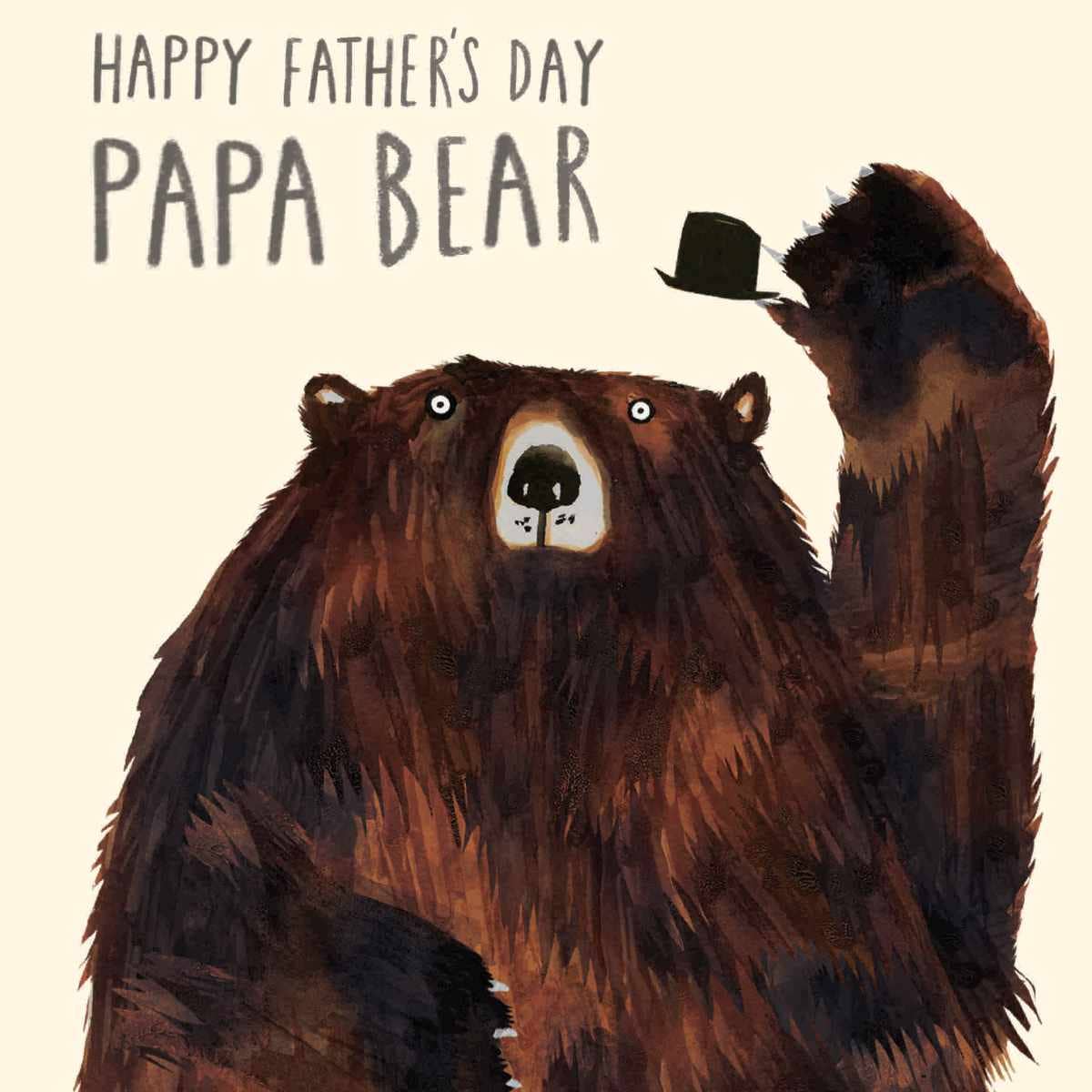 Father's Day Papa Bear Card
