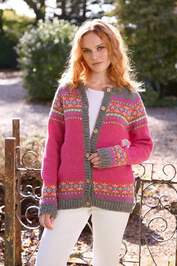 Iona Cardigan Pink
