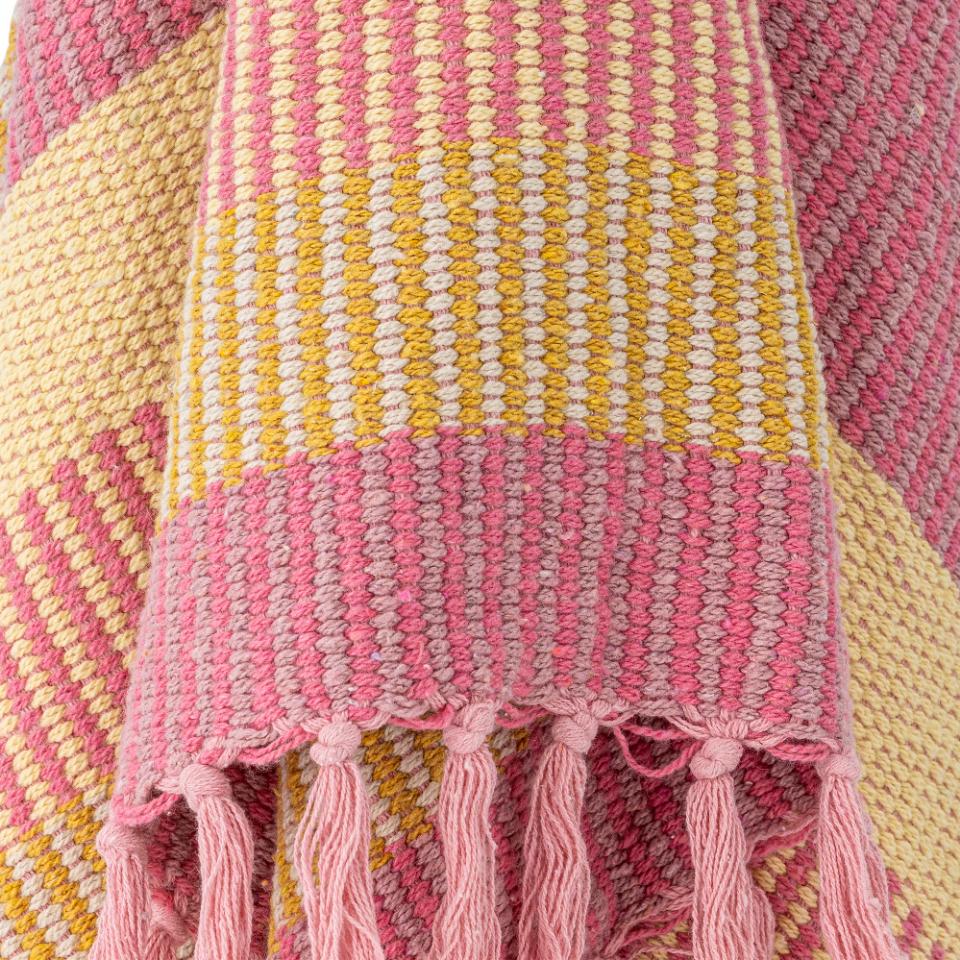 Isnel Recycled Throw - Pink