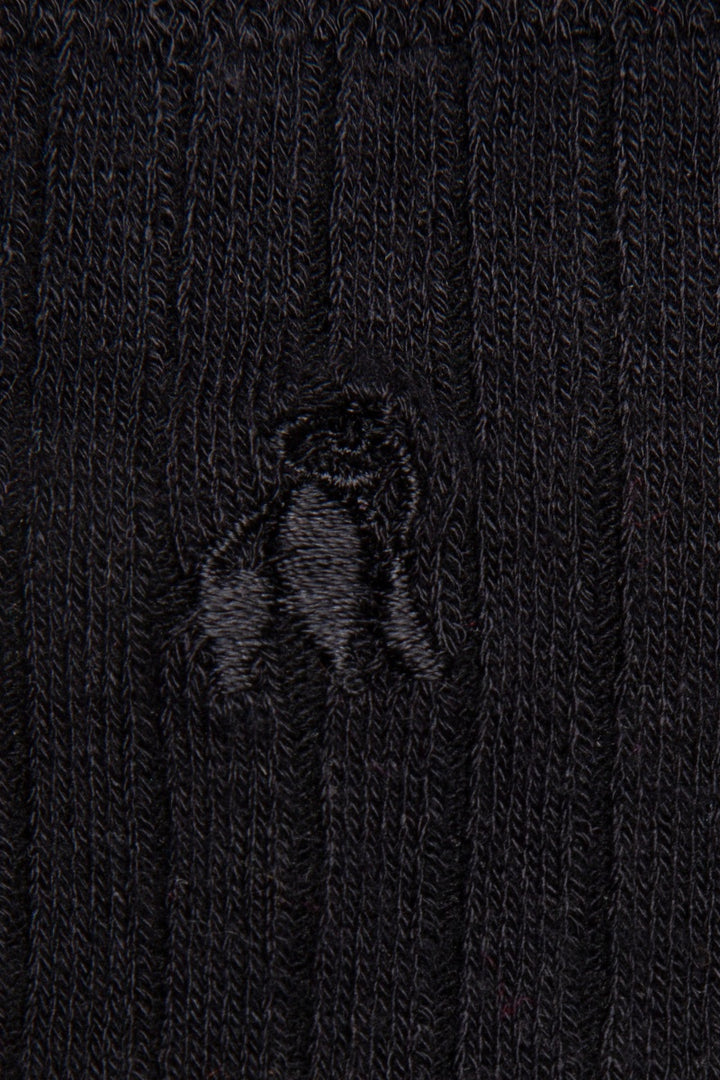 Swole Panda - Jet Black Bamboo Socks