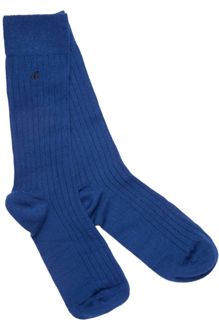 Swole Panda - Royal Blue Bamboo Socks