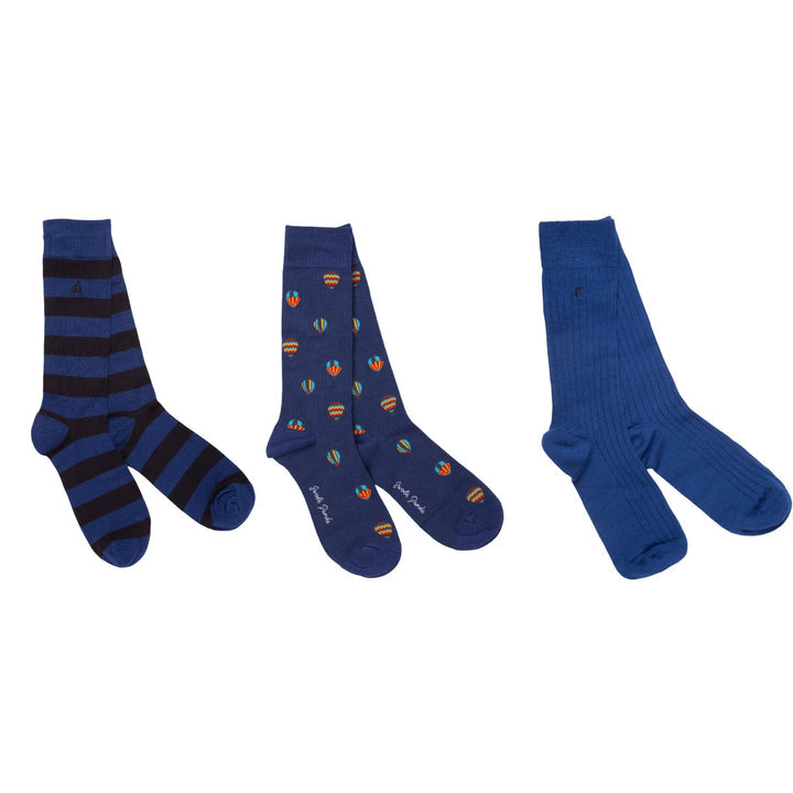 Swole Panda - Hot Air Balloon Bamboo Sock Box