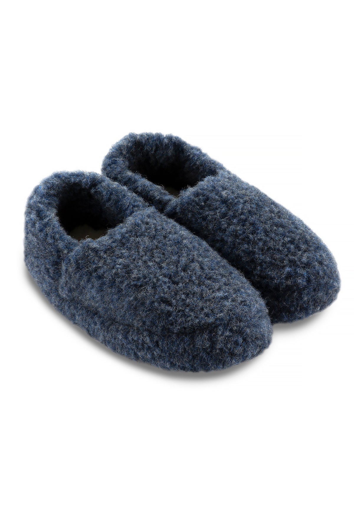 Yoko Wool Slippers - One Tone Dark Blue
