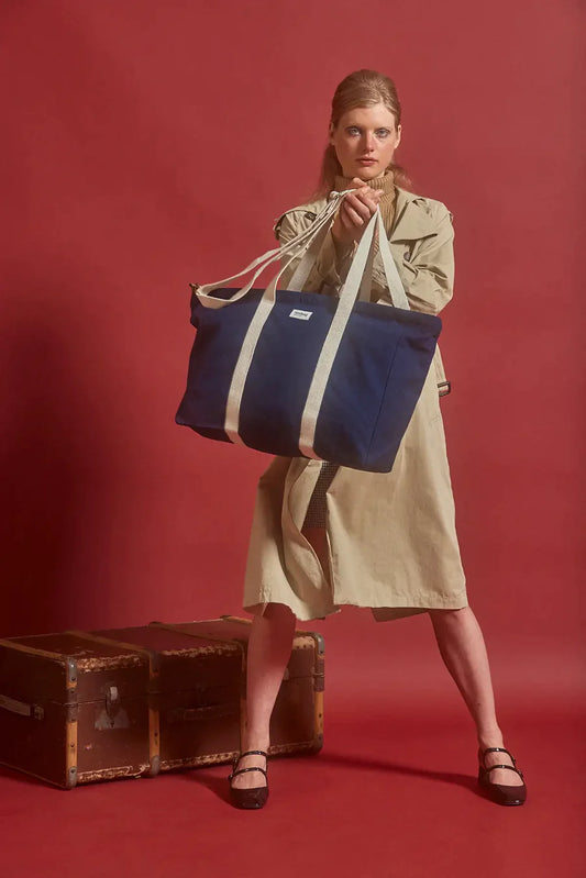 The Jean Travel Bag - Navy