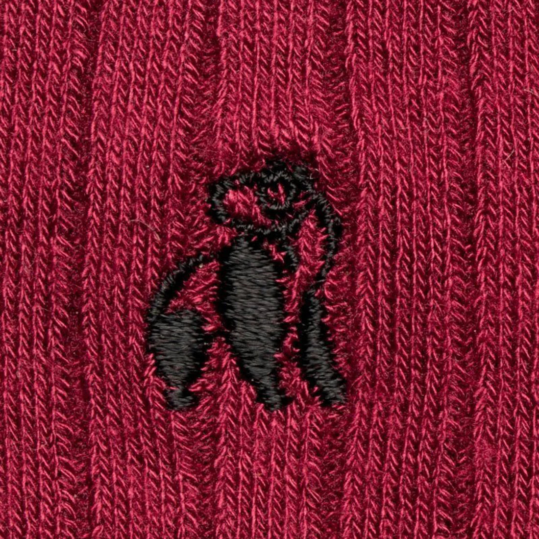 Swole Panda - Burgundy Bamboo Socks