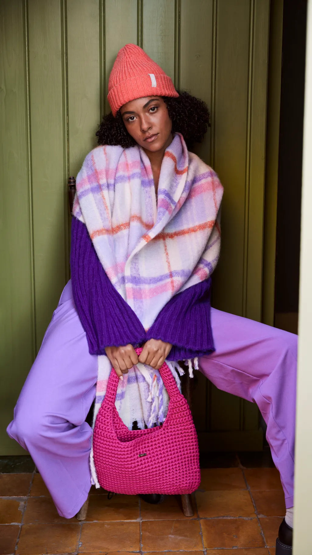 Loriant Scarf Lilac by Barts