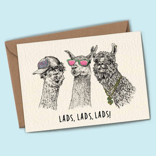 Lads, Lads, Lads! Card - Everyday Card
