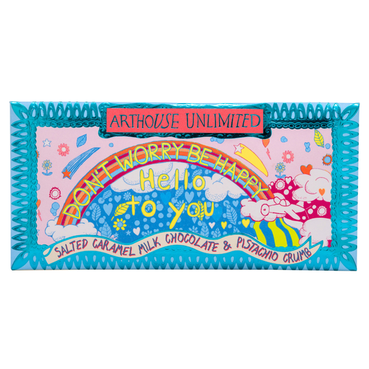 Joy Sized: Be Happy, Salted Caramel Milk Chocolate & Pistachio Crumb