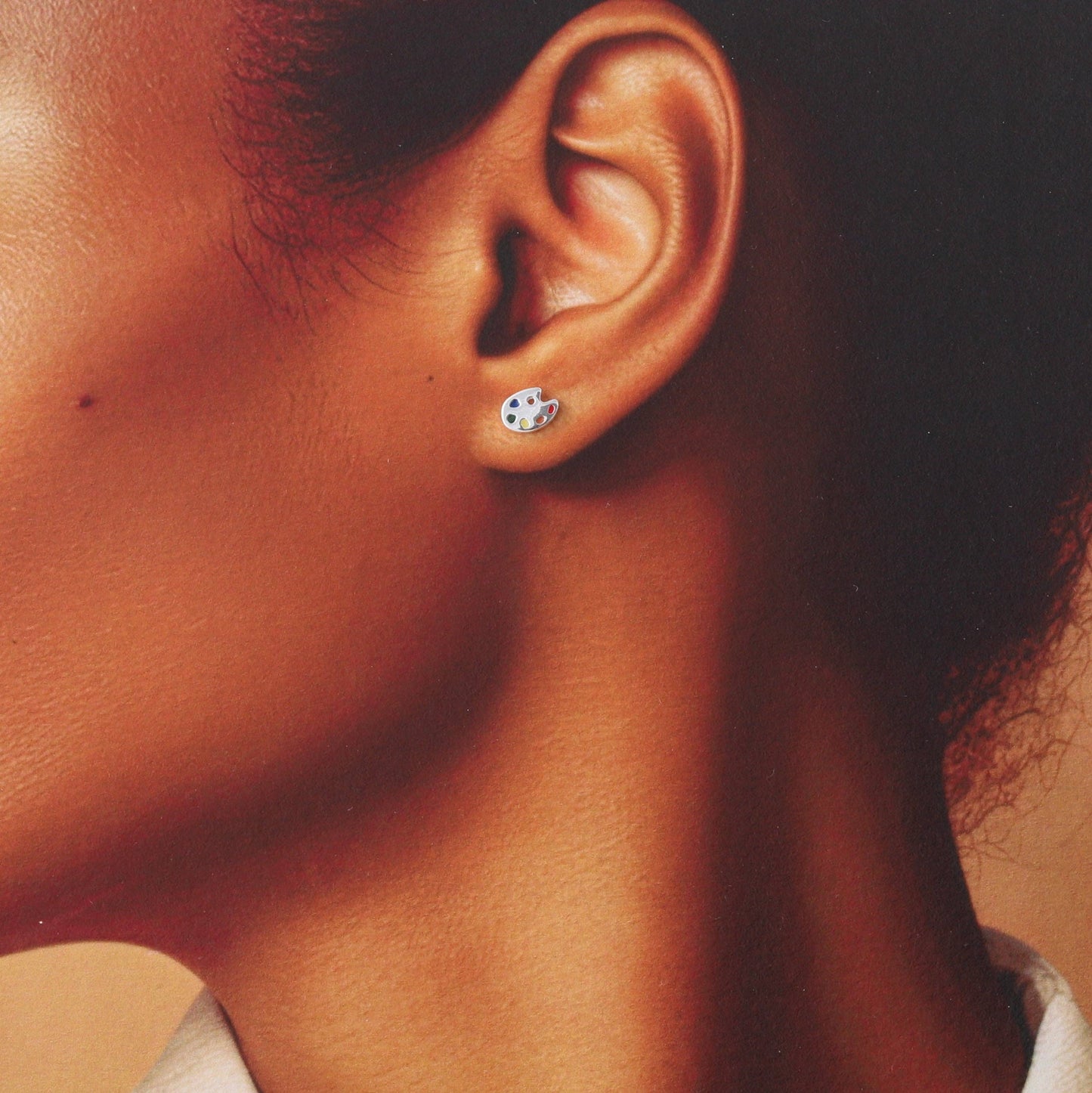 THE ARTIST Painter Palette Earrings