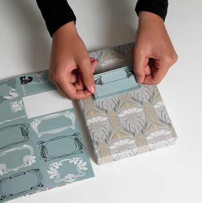 Art Nouveau Label Sticker & Tape Book
