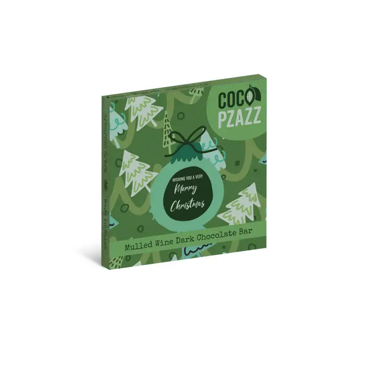 Coco Pzazz Mulled Wine Dark Chocolate Bar