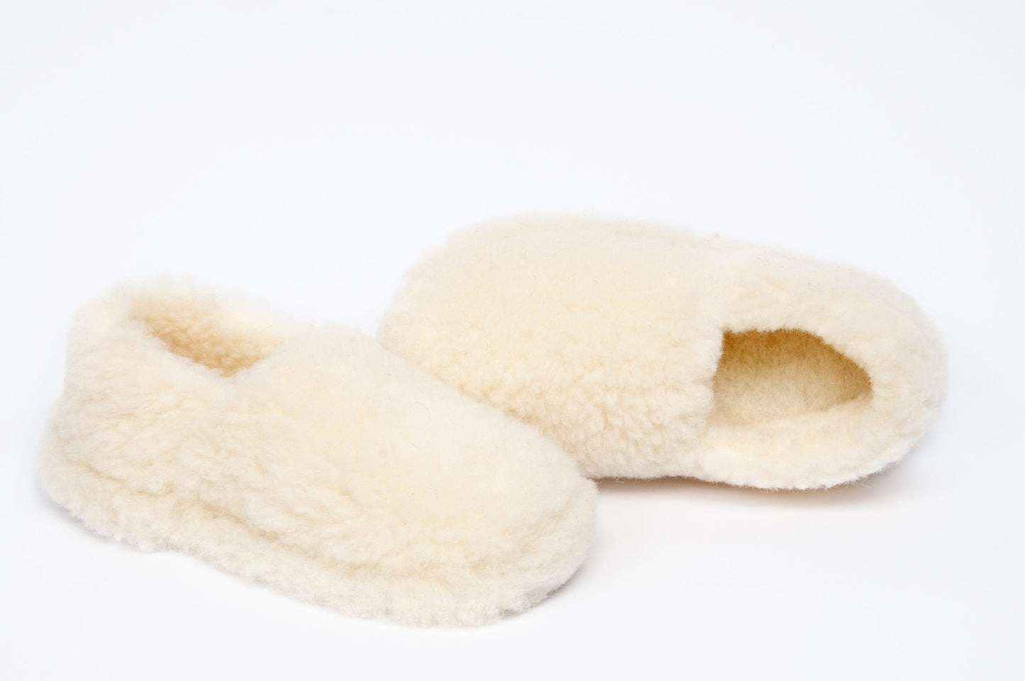 Yoko Wool Slippers - Natural