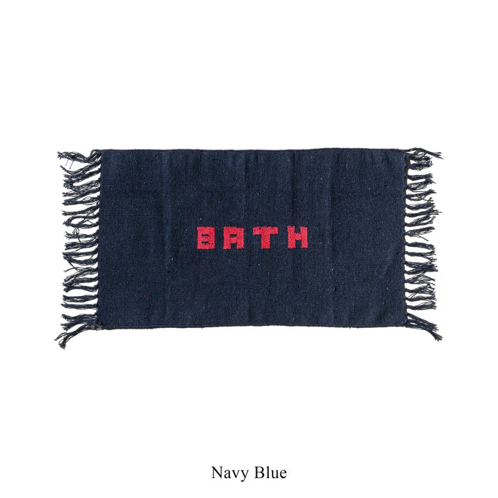 Handloomed Recycled Yarn Bath Mat