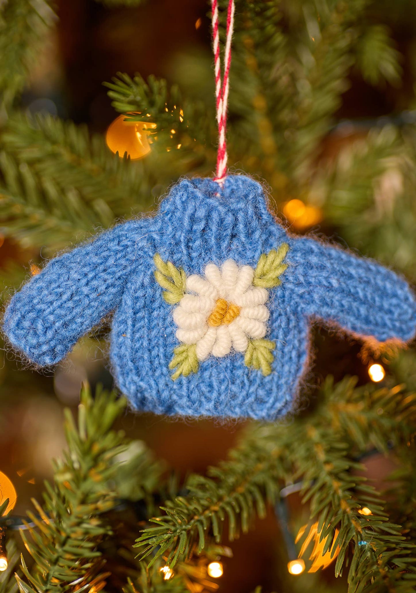 Embroidered Knitted Jumper Decoration