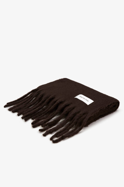 The Reykjavik Scarf - 100% Recycled - Ground Coffee