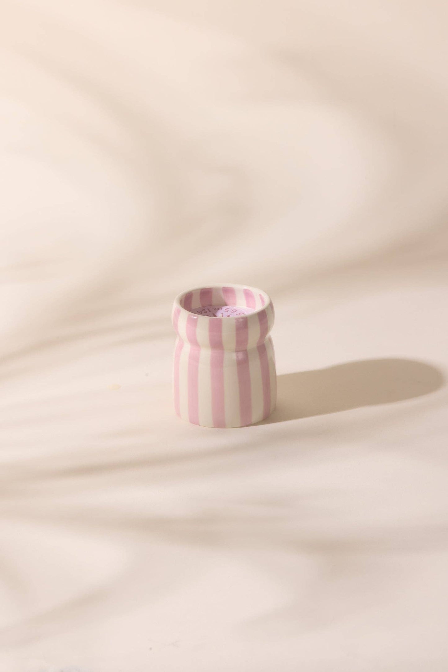 Cabana Lavender Ceramic Candle - Grecian Sand