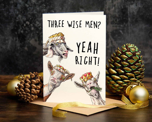 Three Wise Men Card -Holiday Card - Christmas Card