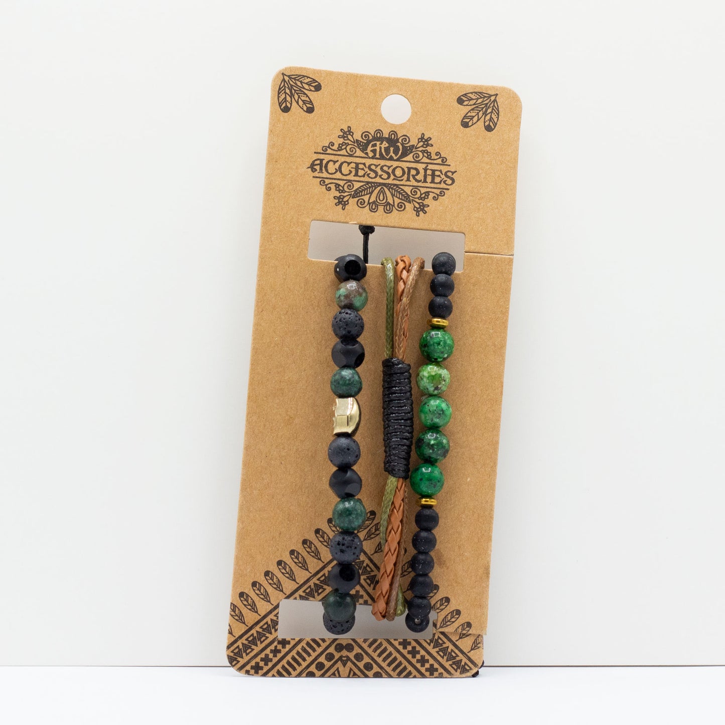 Men's Assorted Bracelets - Outdoor Greens